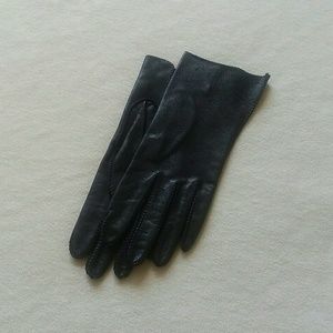 Genuine Deerskin Black Leather Gloves 7